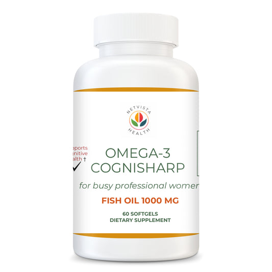 Omega-3 CogniSharp for busy professional women